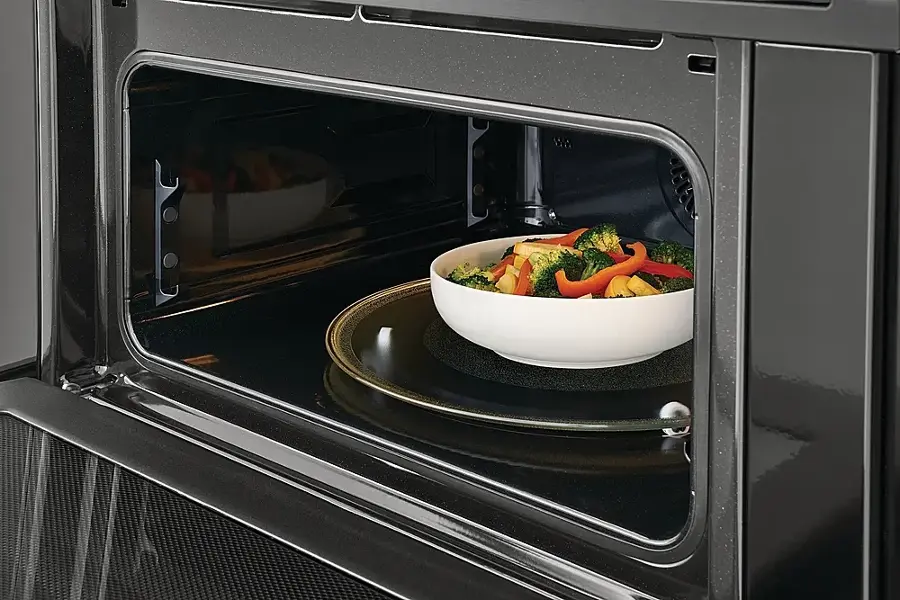 Alt View 17. Frigidaire - Gallery 30" Built-in Electric Wall Oven/Microwave Combination - Black Stainless Steel.