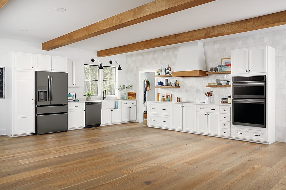 Alt View 20. Frigidaire - Gallery 30" Built-in Electric Wall Oven/Microwave Combination - Black Stainless Steel.