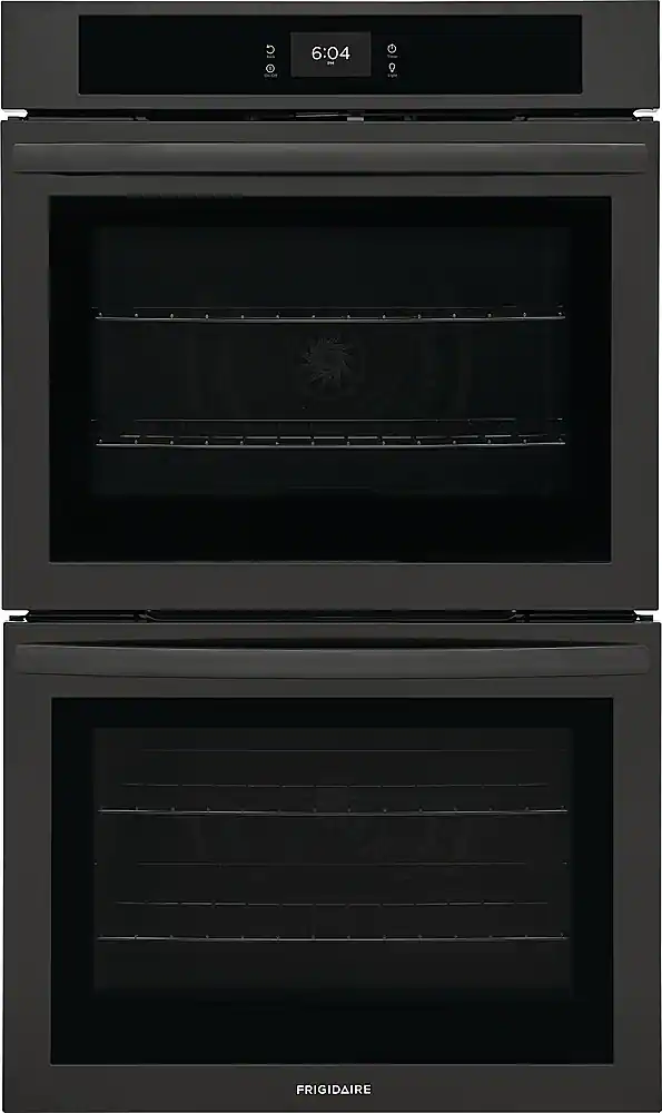 Frigidaire - 30" Built-in Double Electric Wall Oven with Fan Convection - Black