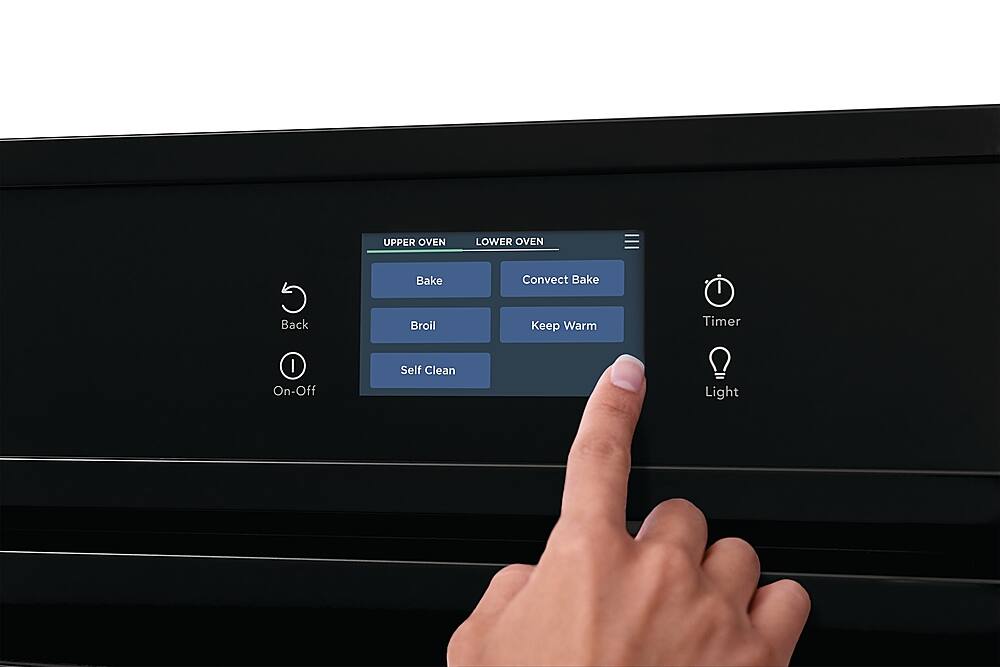 Alt View 12. Frigidaire - 30" Built-in Double Electric Wall Oven with Fan Convection - Black.