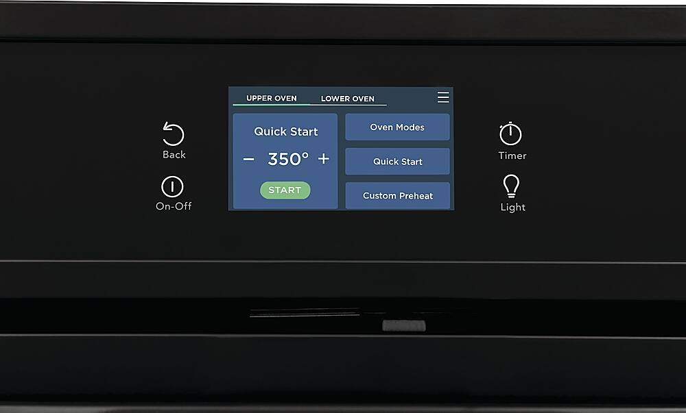 Alt View 13. Frigidaire - 30" Built-in Double Electric Wall Oven with Fan Convection - Black.