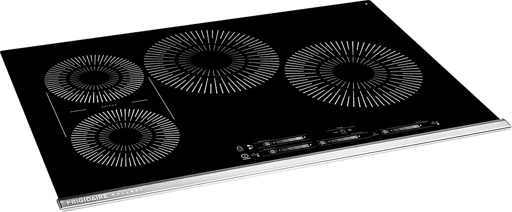 Angle View: Frigidaire - 30" Built-in Induction Electric Cooktop