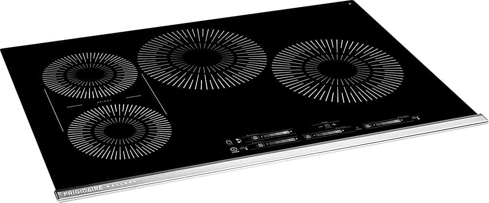 Angle. Frigidaire - Gallery 30" Built-in Induction Electric Cooktop - Black.