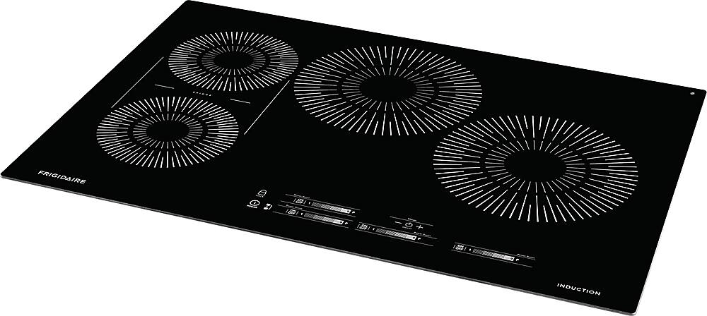 Left. Frigidaire - 30" Induction Cooktop - Black.