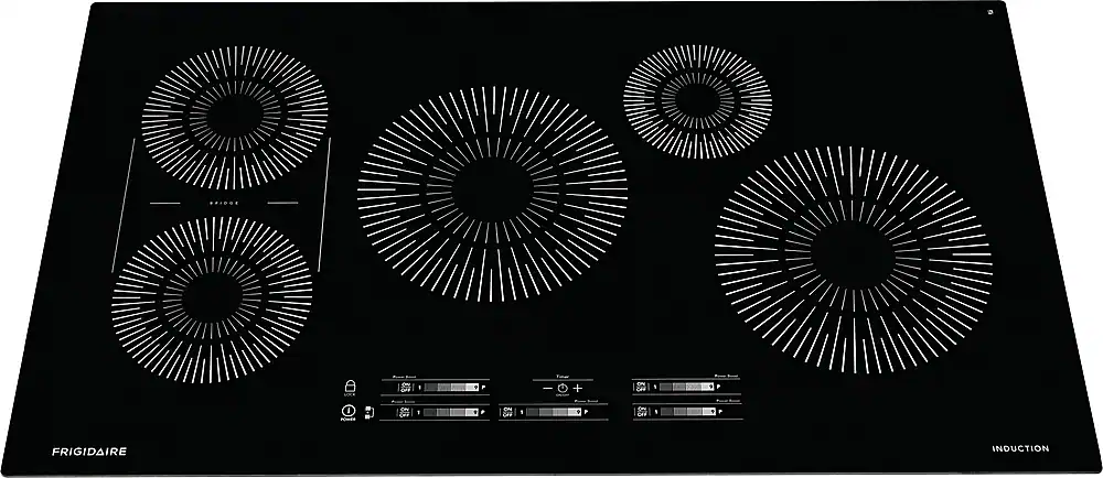 Frigidaire - 36" Built-in Induction Electric Cooktop - Black