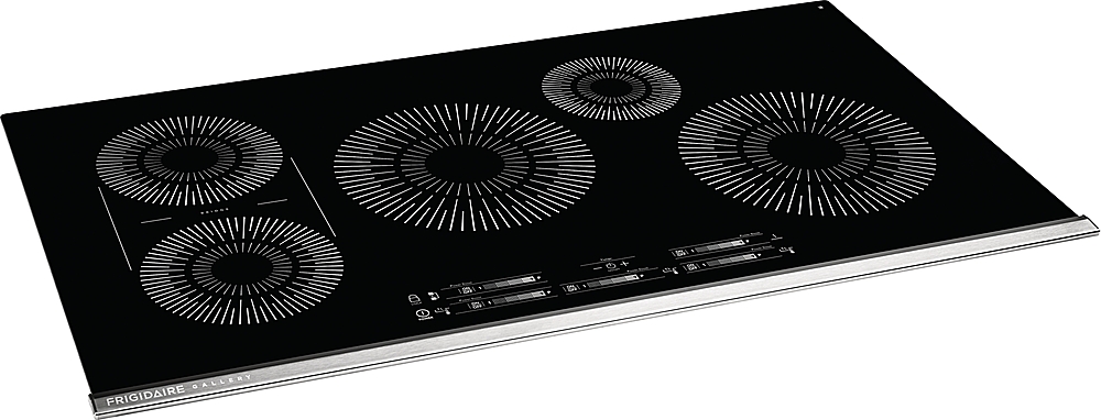 Angle View: Frigidaire - 36" Built-in Induction Electric Cooktop