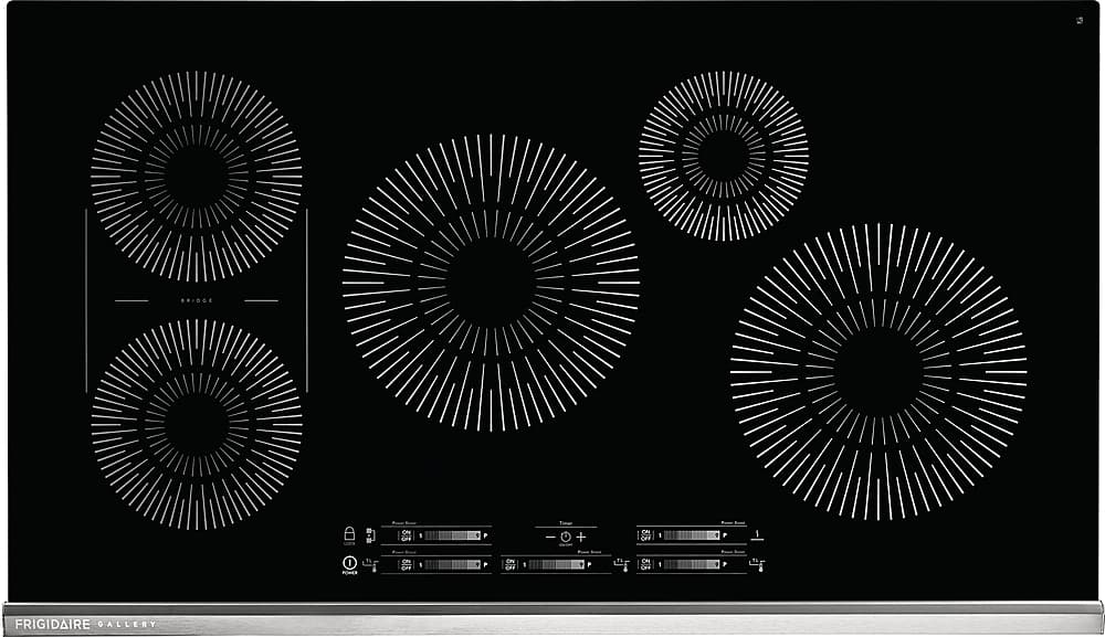 Alt View 11. Frigidaire - 36" Built-in Induction Electric Cooktop - Black.