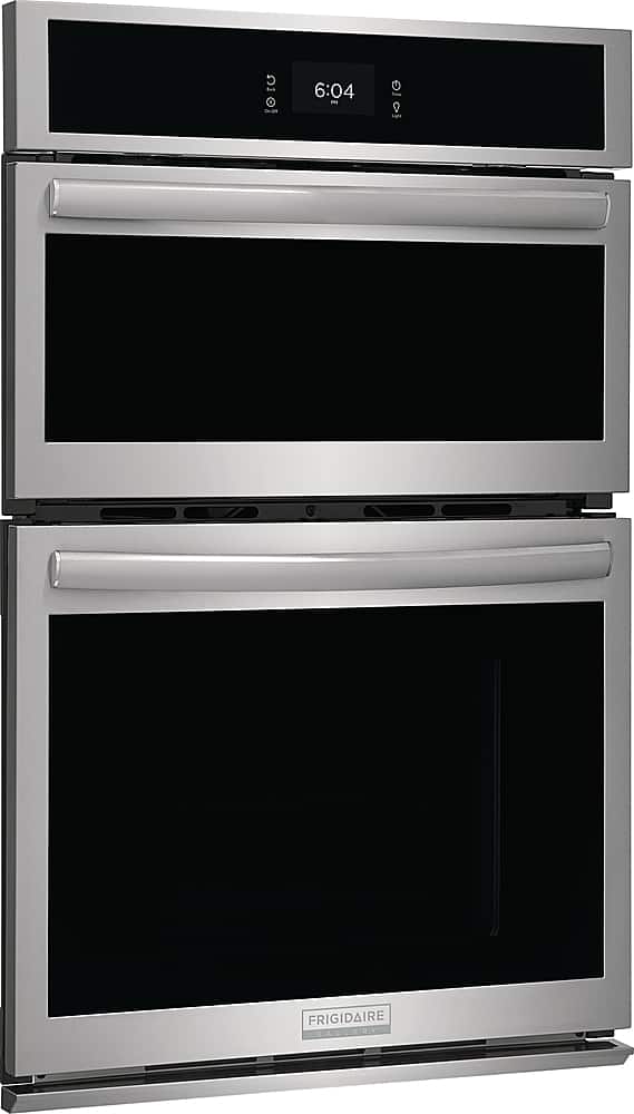 Angle. Frigidaire - 27" Built-in Electric Wall Oven/Microwave Combination - Stainless Steel.
