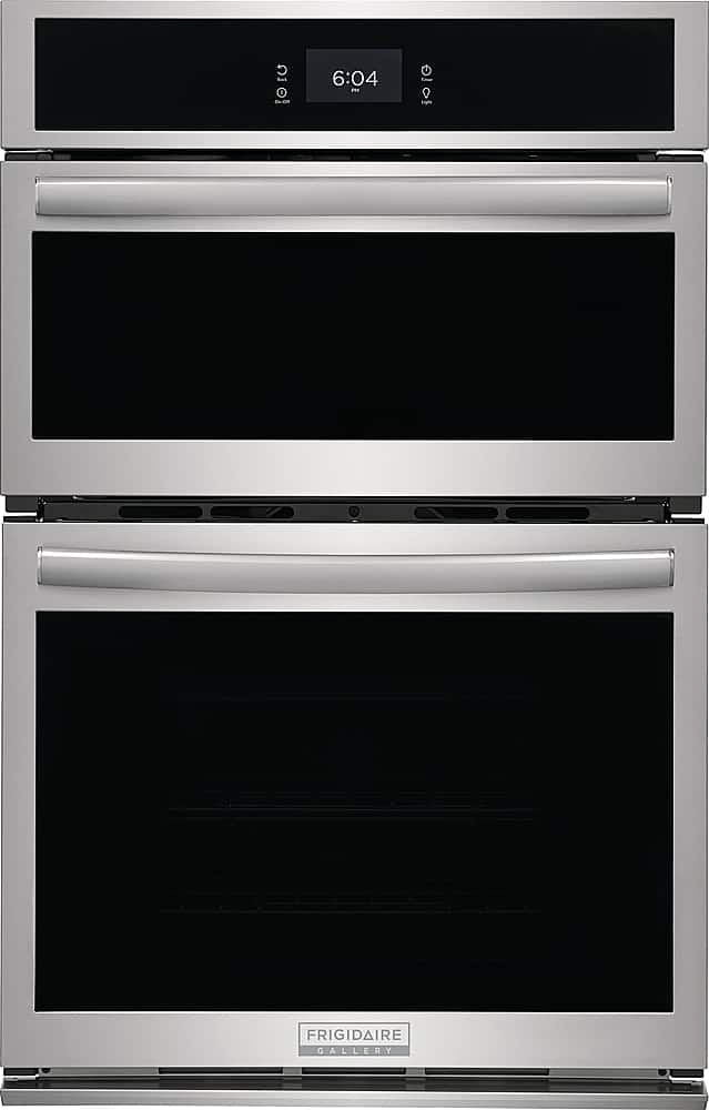 Frigidaire - 27" Built-in Electric Wall Oven/Microwave Combination - Stainless Steel - Front_Zoom