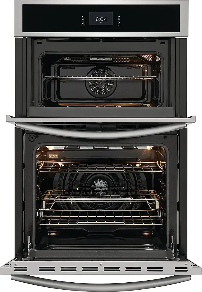 Alt View 11. Frigidaire - 27" Built-in Electric Wall Oven/Microwave Combination - Stainless Steel.