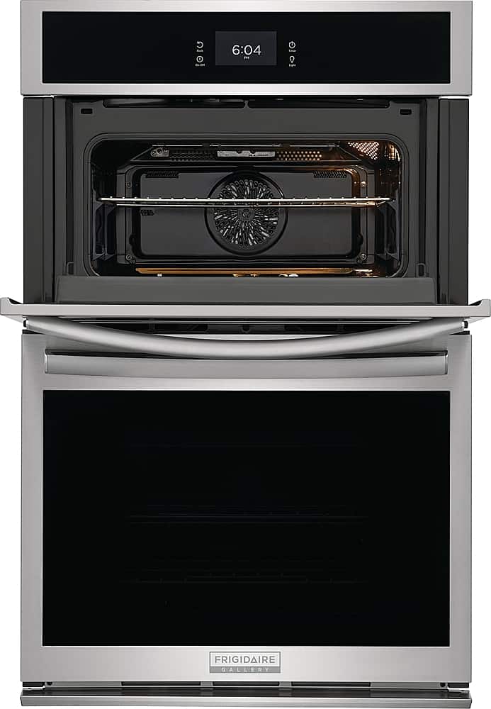 Alt View 12. Frigidaire - 27" Built-in Electric Wall Oven/Microwave Combination - Stainless Steel.