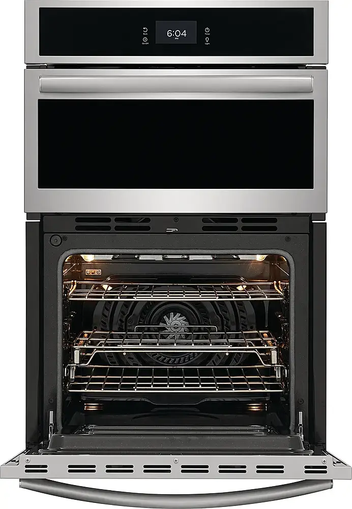 Alt View 13. Frigidaire - 27" Built-in Electric Wall Oven/Microwave Combination - Stainless Steel.