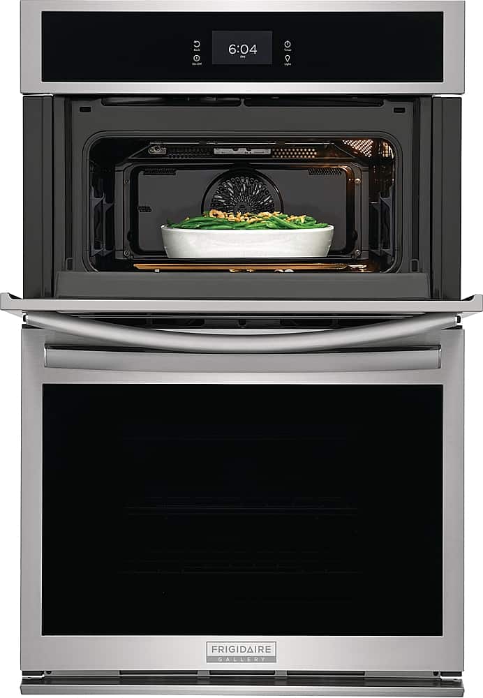 Alt View 15. Frigidaire - 27" Built-in Electric Wall Oven/Microwave Combination - Stainless Steel.