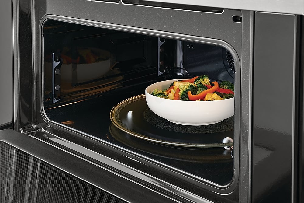Alt View 17. Frigidaire - 27" Built-in Electric Wall Oven/Microwave Combination - Stainless Steel.
