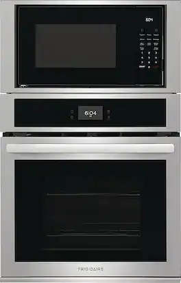 Frigidaire - 27" Built-in Electric Wall Oven/Microwave Combination - Stainless Steel
