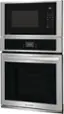 Left. Frigidaire - 27" Built-in Electric Wall Oven/Microwave Combination - Stainless Steel.