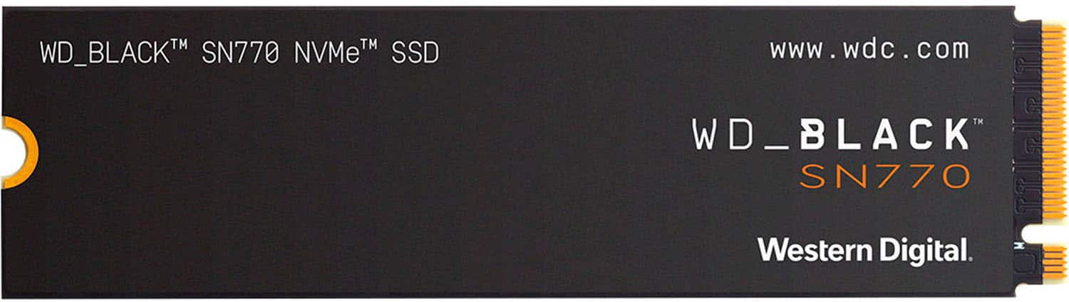 WD BLACK SN770 1TB SSD PCIe Gen4 NVMe