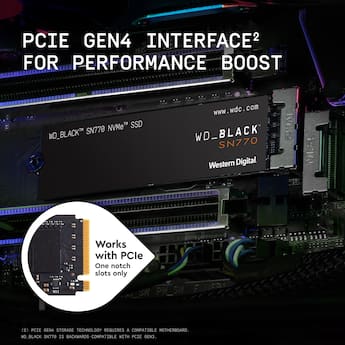 WD BLACK SN770 1TB Internal SSD PCIe Gen 4 x4 - Best Buy WD BLACK SN770 1TB Internal SSD PCIe Gen 4 x4 - Best Buy