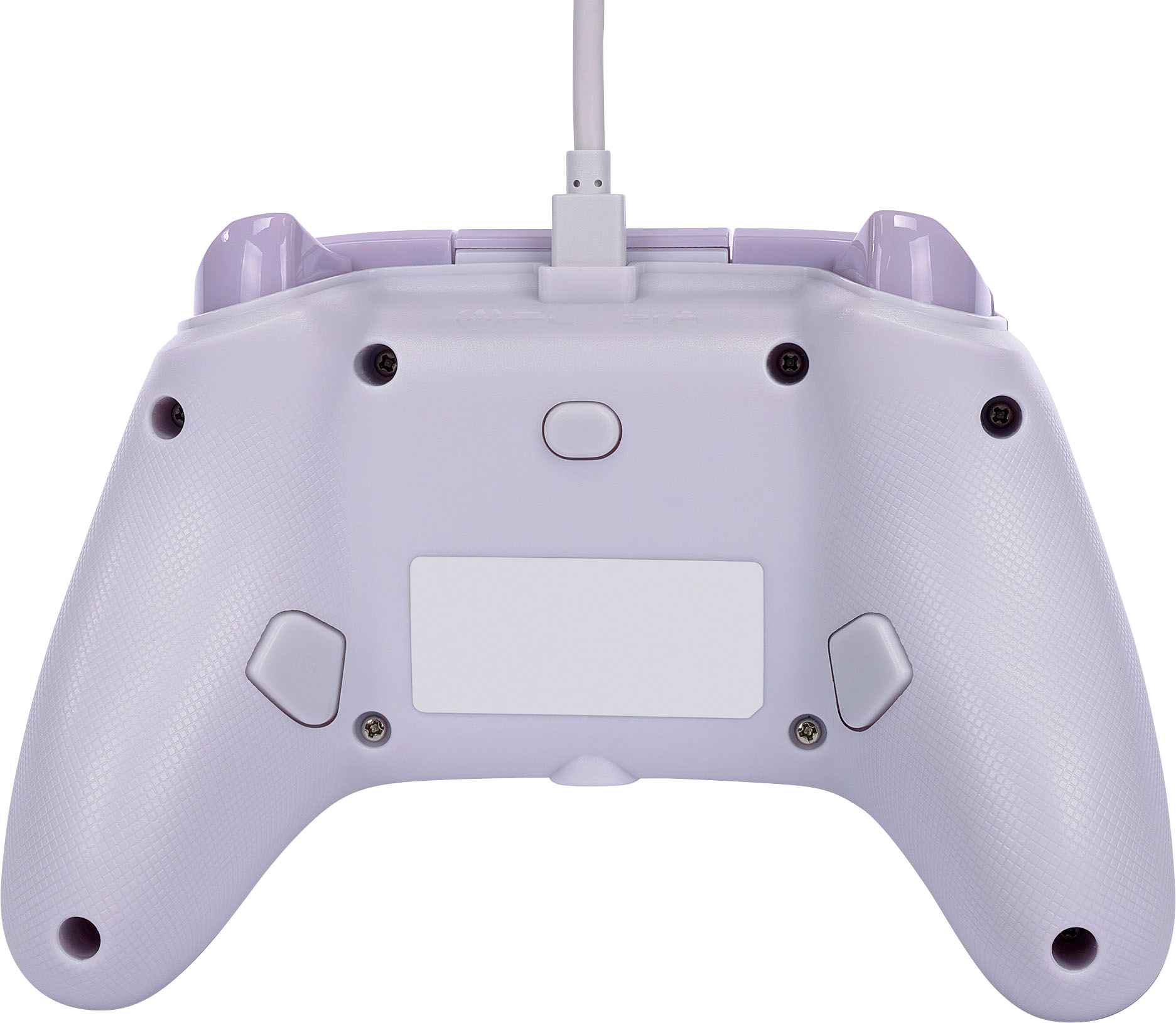 Back View: PowerA - Enhanced Wired Controller for Xbox Series X|S - Lavender Swirl