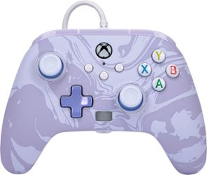 PowerA - Enhanced Wired Controller for Xbox Series X|S - Lavender Swirl - Front_Zoom