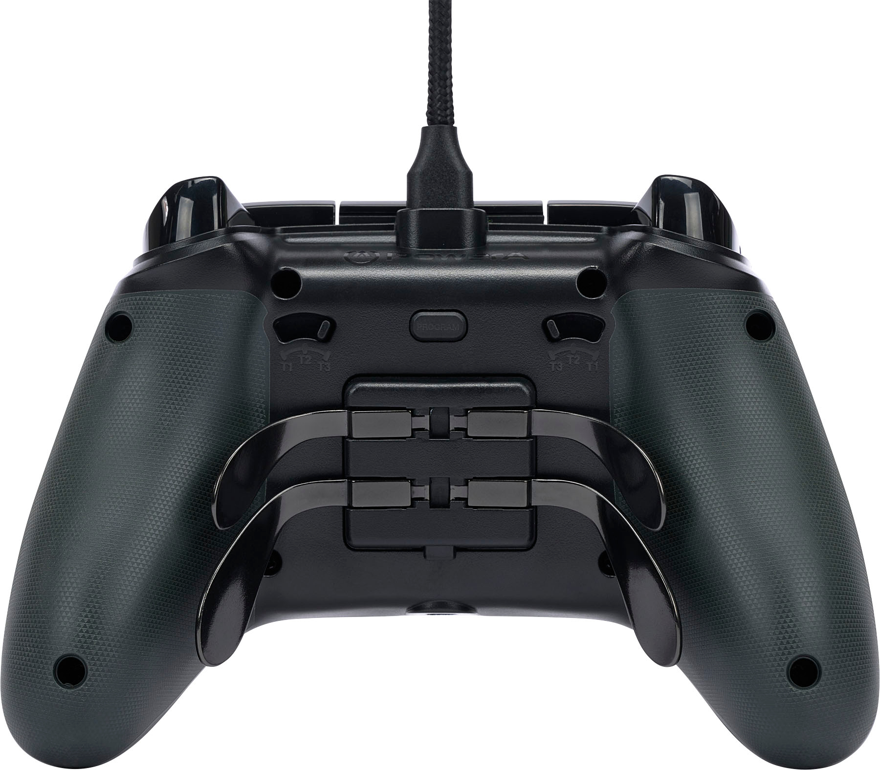 Back View: PowerA - Exclusive FUSION Pro 2 Wired Controller for Xbox Series X|S - Midnight Shadow