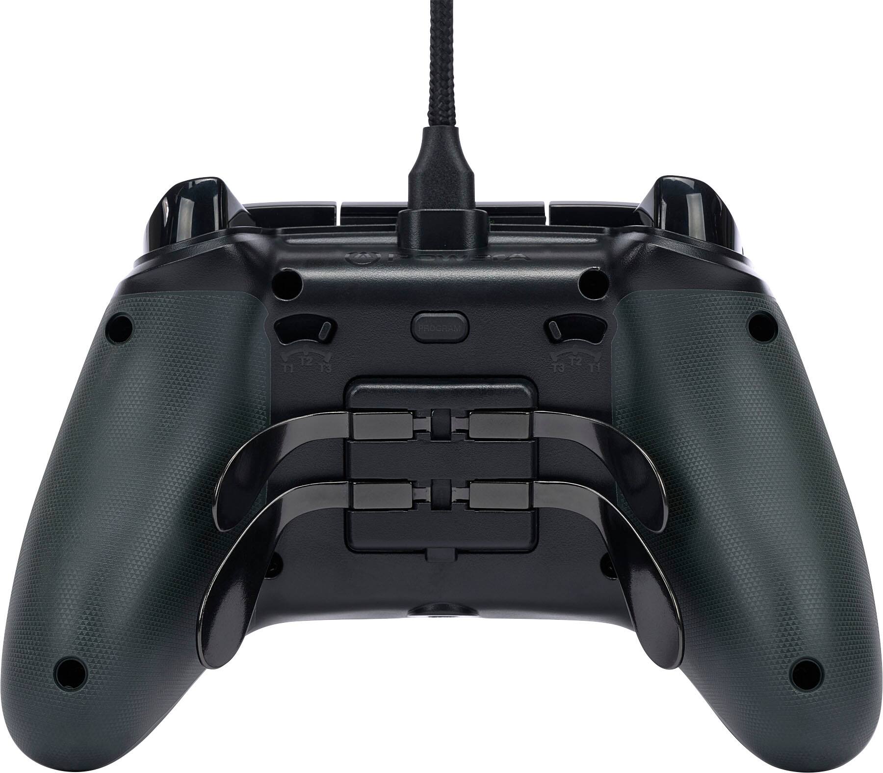 Back. PowerA - Exclusive FUSION Pro 2 Wired Controller for Xbox Series X|S - Midnight Shadow.