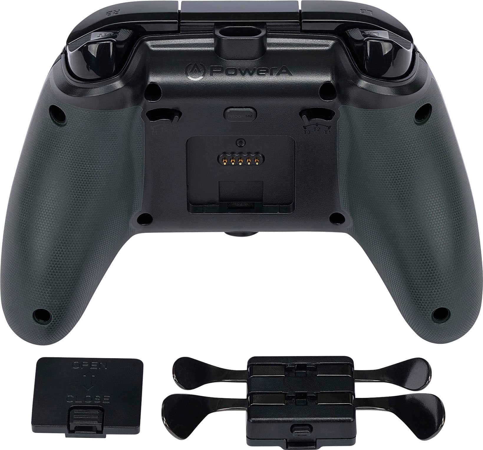 Alt View 11. PowerA - Exclusive FUSION Pro 2 Wired Controller for Xbox Series X|S - Midnight Shadow.