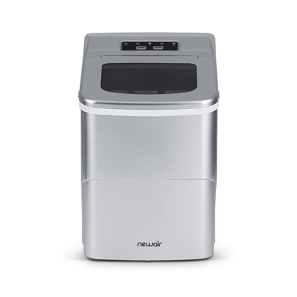 Alt View 23. NewAir - 26 lbs. Countertop Ice Maker - Matte Silver.