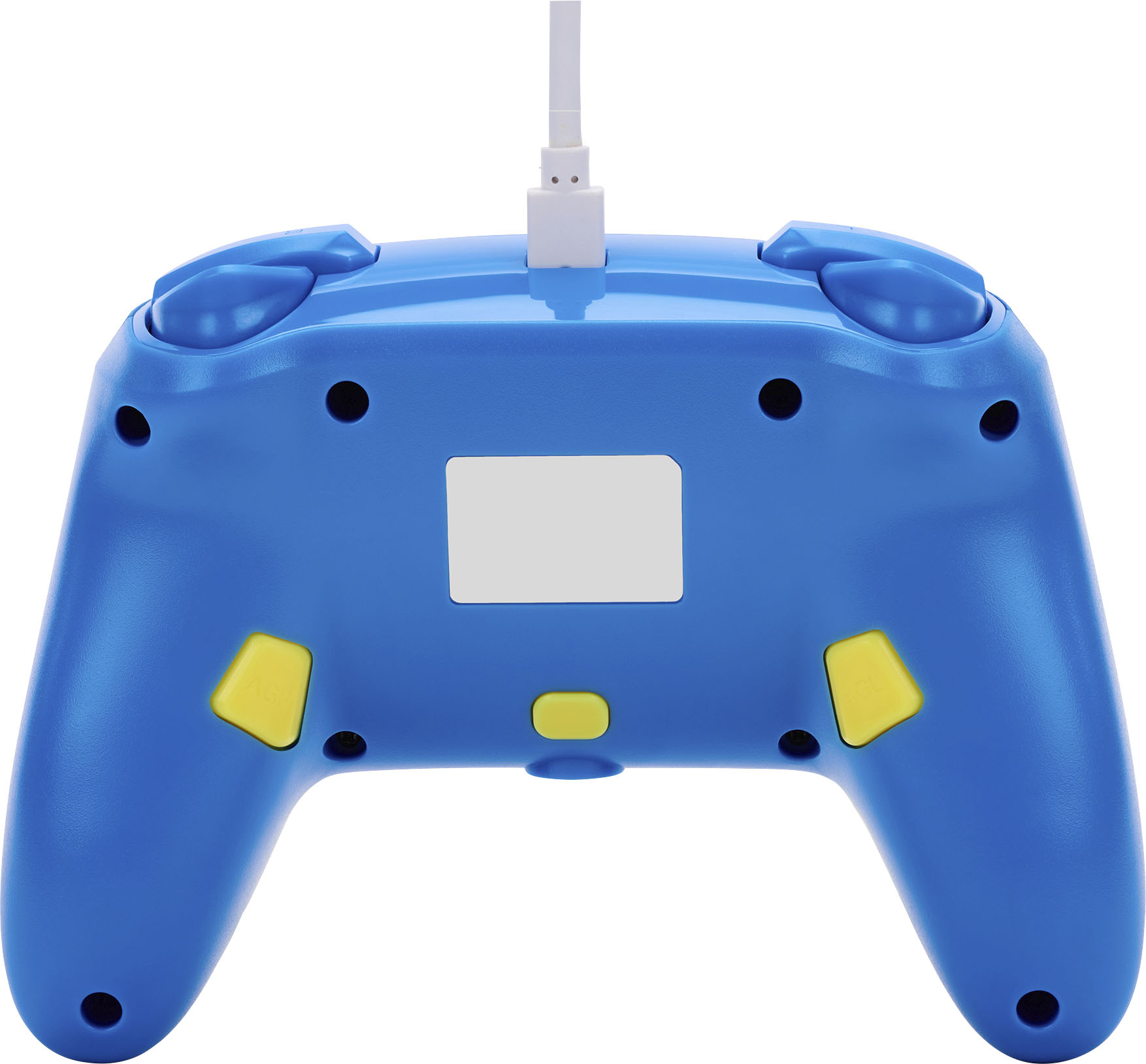 Back View: PowerA - Enhanced Wired Controller for Nintendo Switch - Mario Pop Art