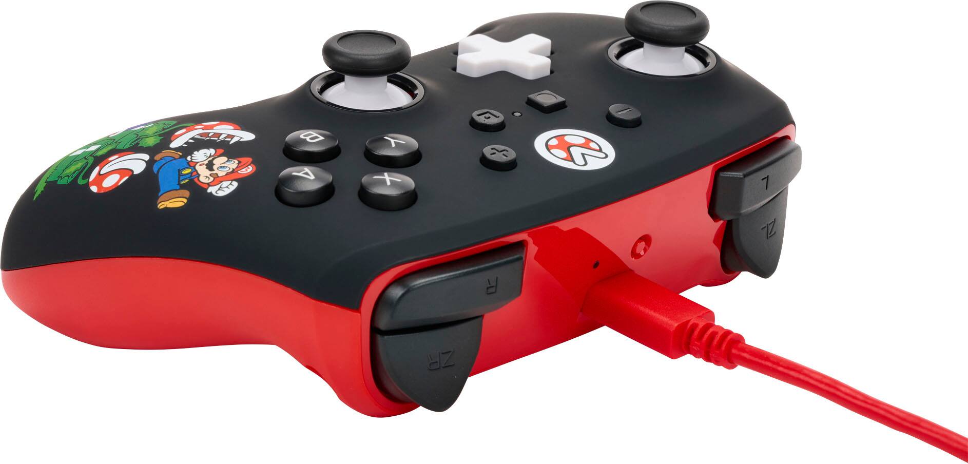 Alt View 12. PowerA - Enhanced Wireless Controller for Nintendo Switch - Mario Mayhem.