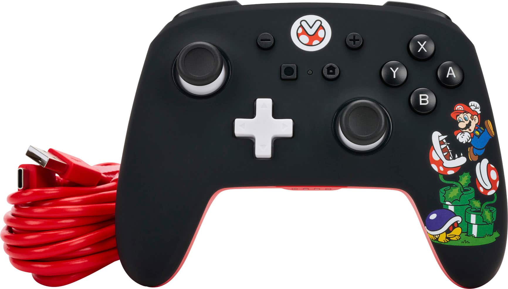 Alt View 15. PowerA - Enhanced Wireless Controller for Nintendo Switch - Mario Mayhem.