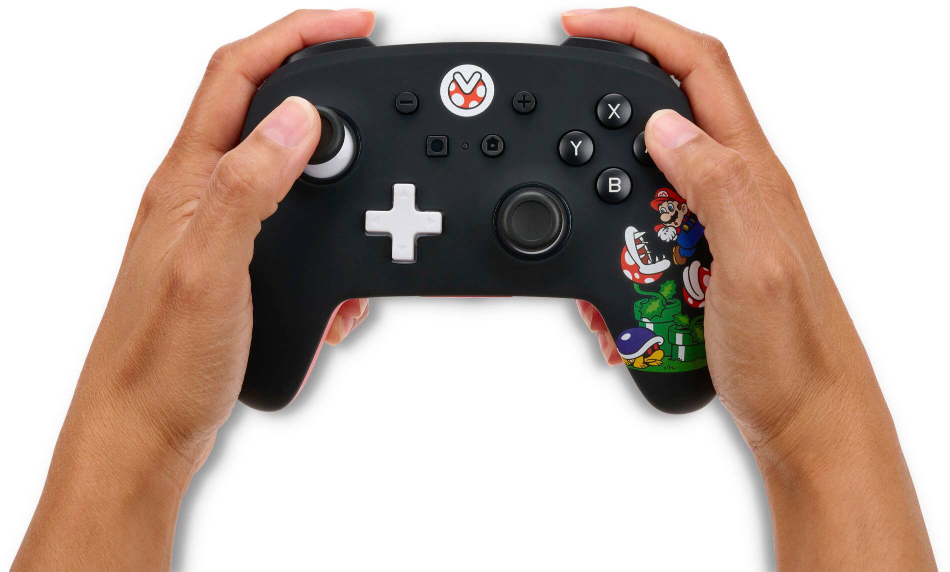 Alt View 16. PowerA - Enhanced Wireless Controller for Nintendo Switch - Mario Mayhem.