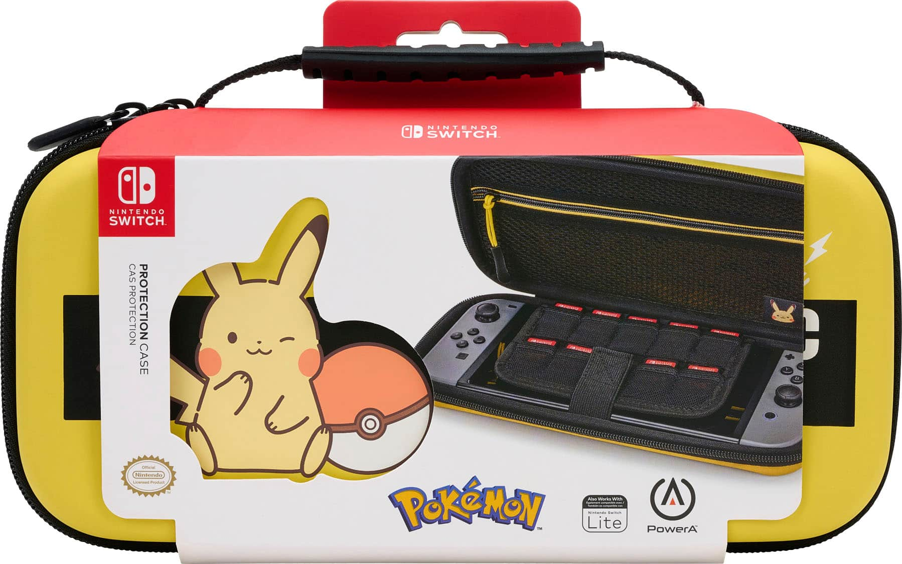 Switch OLED Protective Case, Switch OLED Pokemon Case with 8 in 1