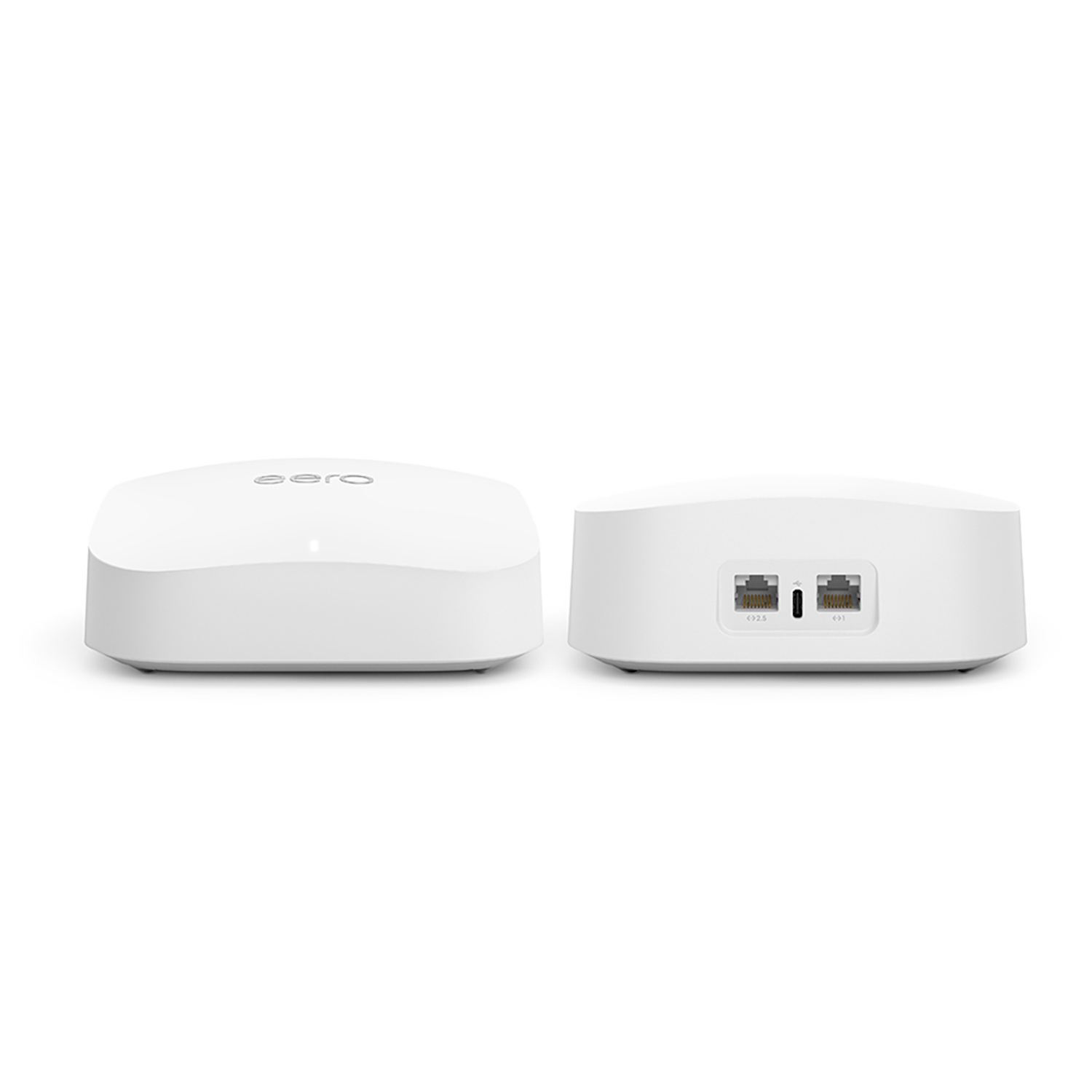 Angle View: eero - Pro 6E AXE5400 Tri-Band Mesh Wi-Fi 6E System (2-pack) - White