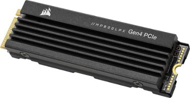 CORSAIR - MP600 PRO LPX 2TB Internal SSD PCIe Gen 4 x4 NVMe with Heatsink for PS5 - Front_Zoom