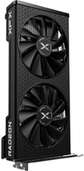 XFX - SPEEDSTER SWFT210 AMD Radeon RX 6600 Core 8GB GDDR6 PCI Express 4.0 Gaming Graphics Card - Black - Front_Zoom