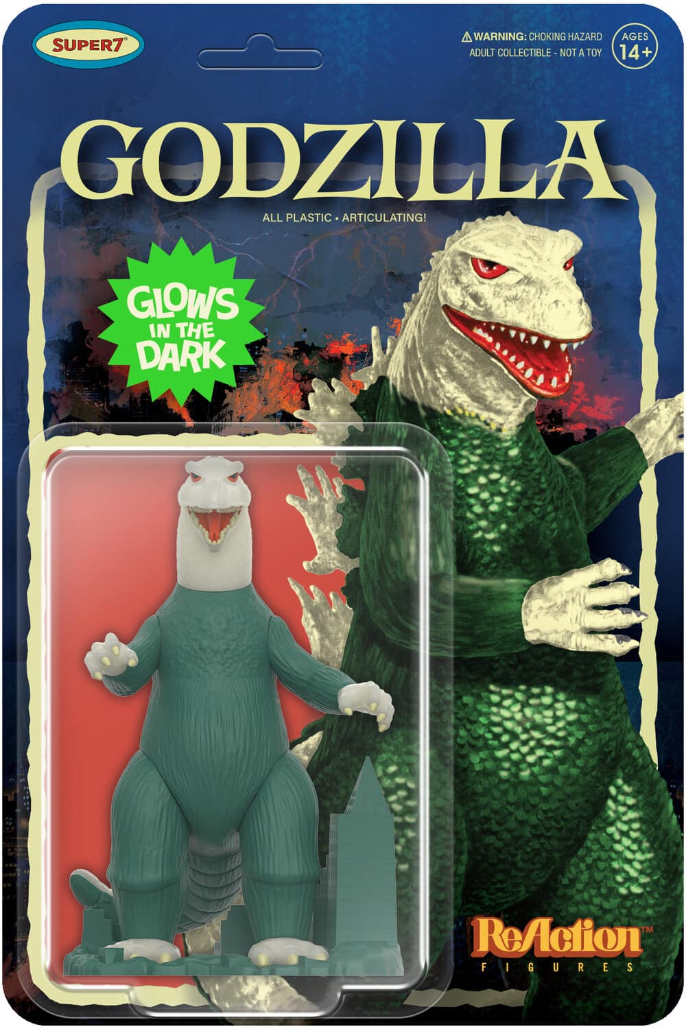 Super7 - Toho - ReAction Figures - Godzilla Model Kit (Glow) - COLLECTABLES - Multicolor