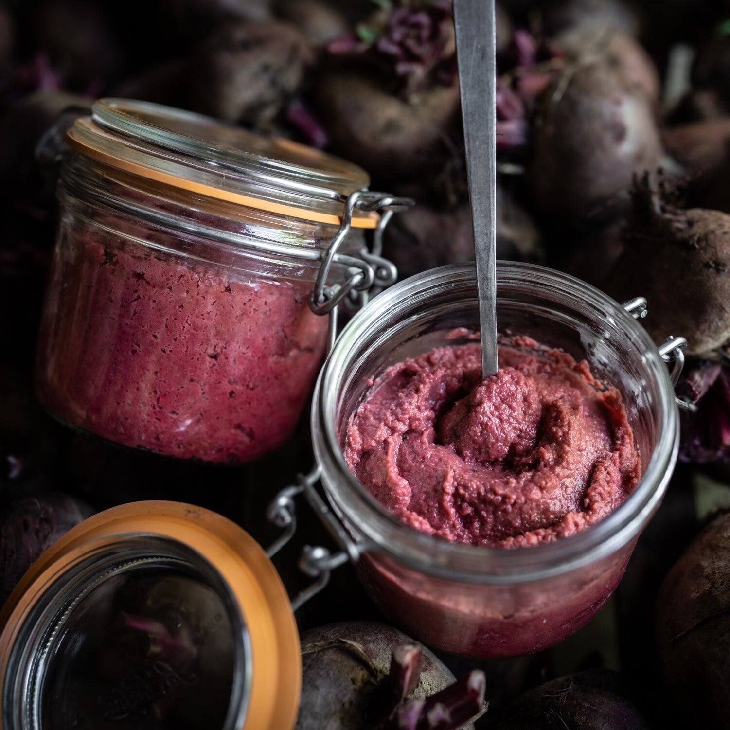 Alt View 3. Le Parfait - Super Terrine - 200ml French Glass Canning Jar w/Straight Body, Airtight Rubber Seal & Glass Lid, 7oz (Pack of 6).