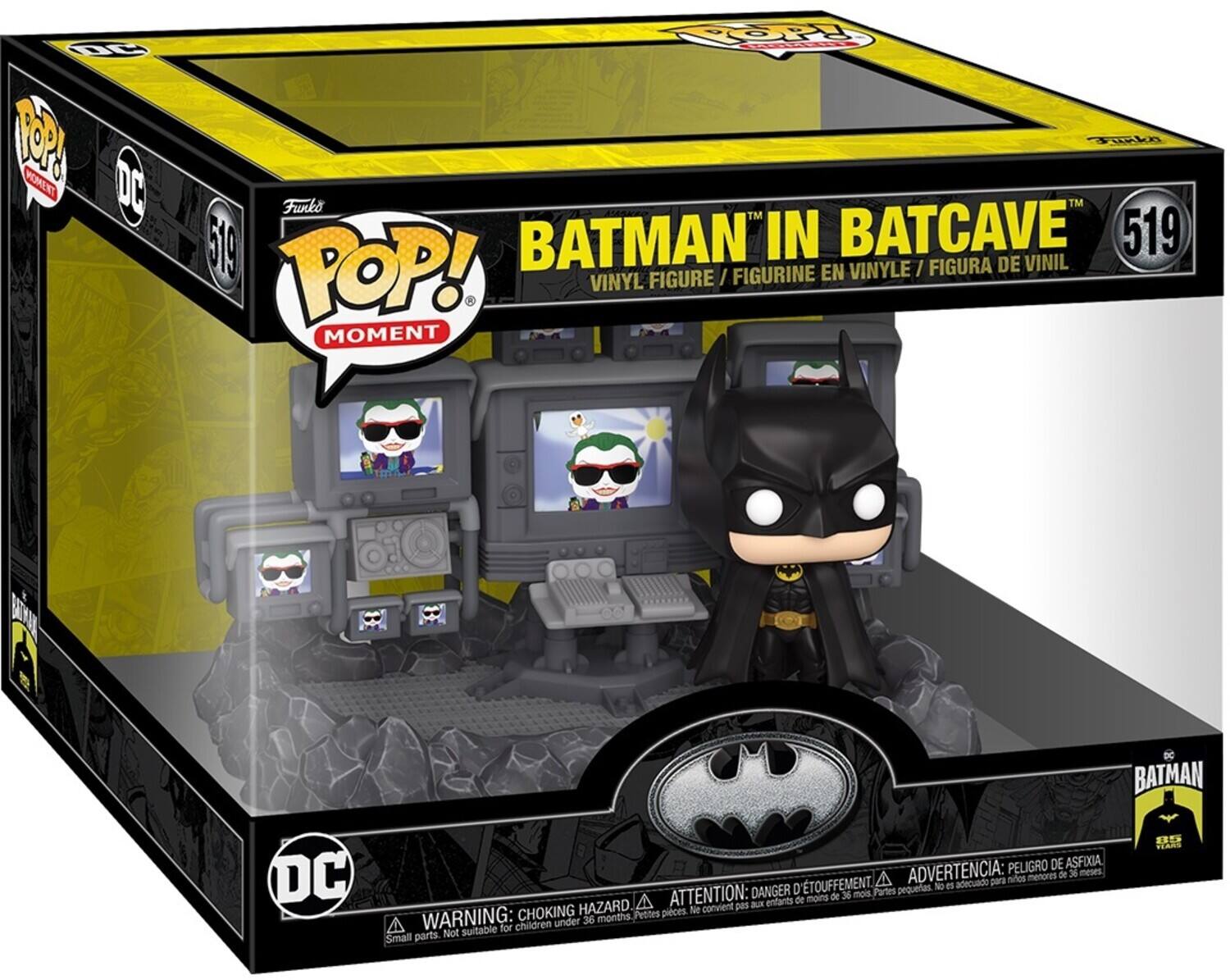 **DC POP! MOMENT**

**519**

**BATMAN IN BATCAVE**

**VINYL FIGURE / FIGURINE EN VINYLE / FIGURA DE VINIL**

**WARNING: CHOKING HAZARD - Small parts. Not suitable for children under 36 months.**

**ATTENTION: DANGER - Petites pièces. Ne convient pas aux enfants de moins de 36 mois.**

**ADVERTENCIA: PELIGRO DE ASFIXIA - Piezas pequeñas. No es conveniente para niños menores de 36 meses.**

**BATMAN**

**3 YEARS**