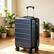 Angle. LUGGEX - LUGGEX 20" Carry On Luggage Airline Approved Hardside Expandable Suitcase with Spinner Wheels and TSA Lock - EX-Lite - Blue.