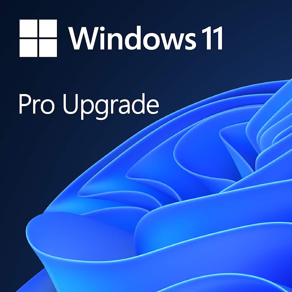 Front. Microsoft - Windows 11 Pro Upgrade, from Windows 11 Home - English.