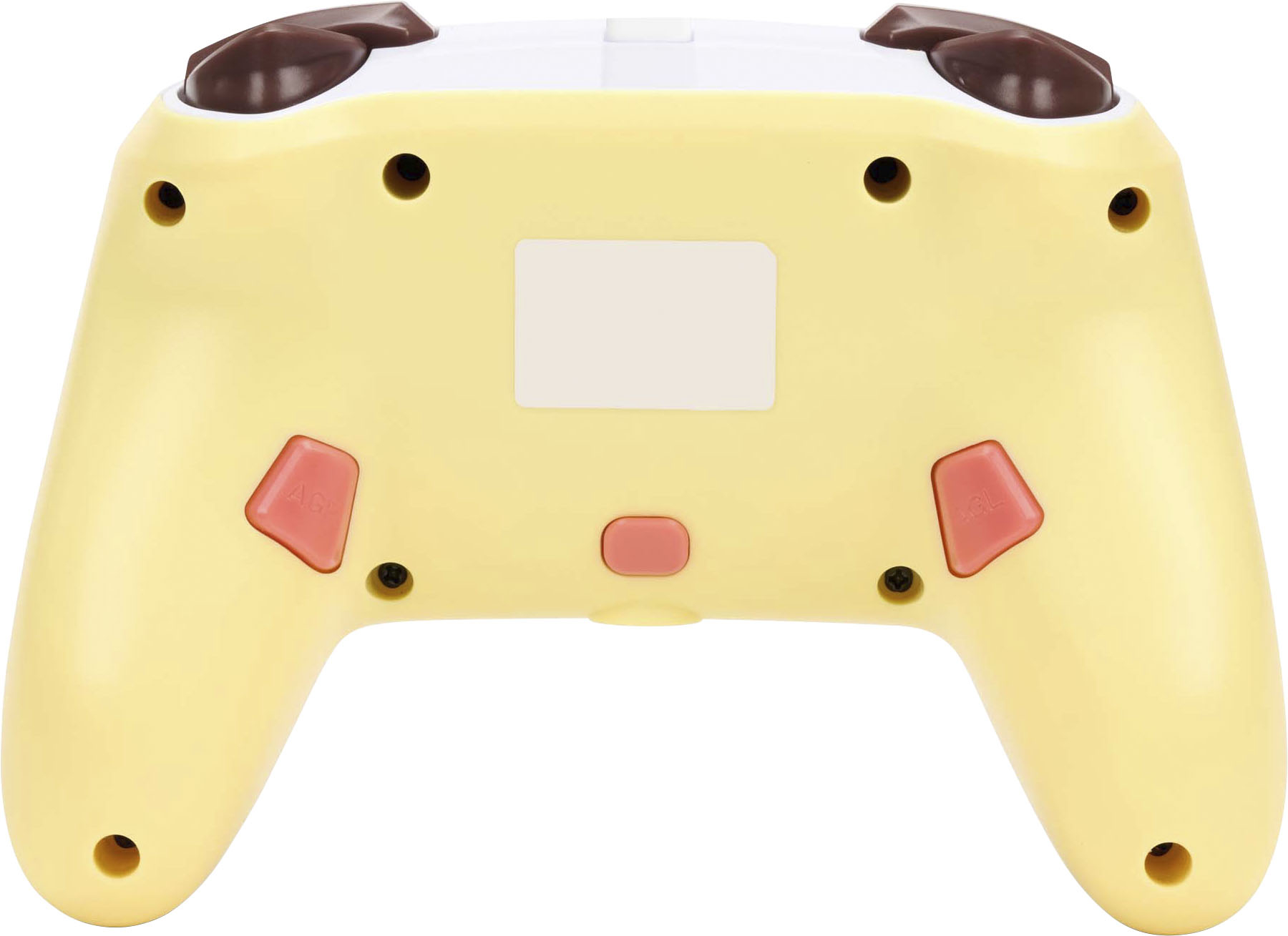 Back View: PowerA Enhanced Wired Controller for Nintendo Switch - Pikachu Electric Type