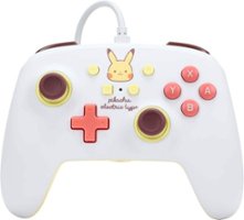 PowerA - Enhanced Wired Controller for Nintendo Switch - Pikachu Electric Type - Front_Zoom
