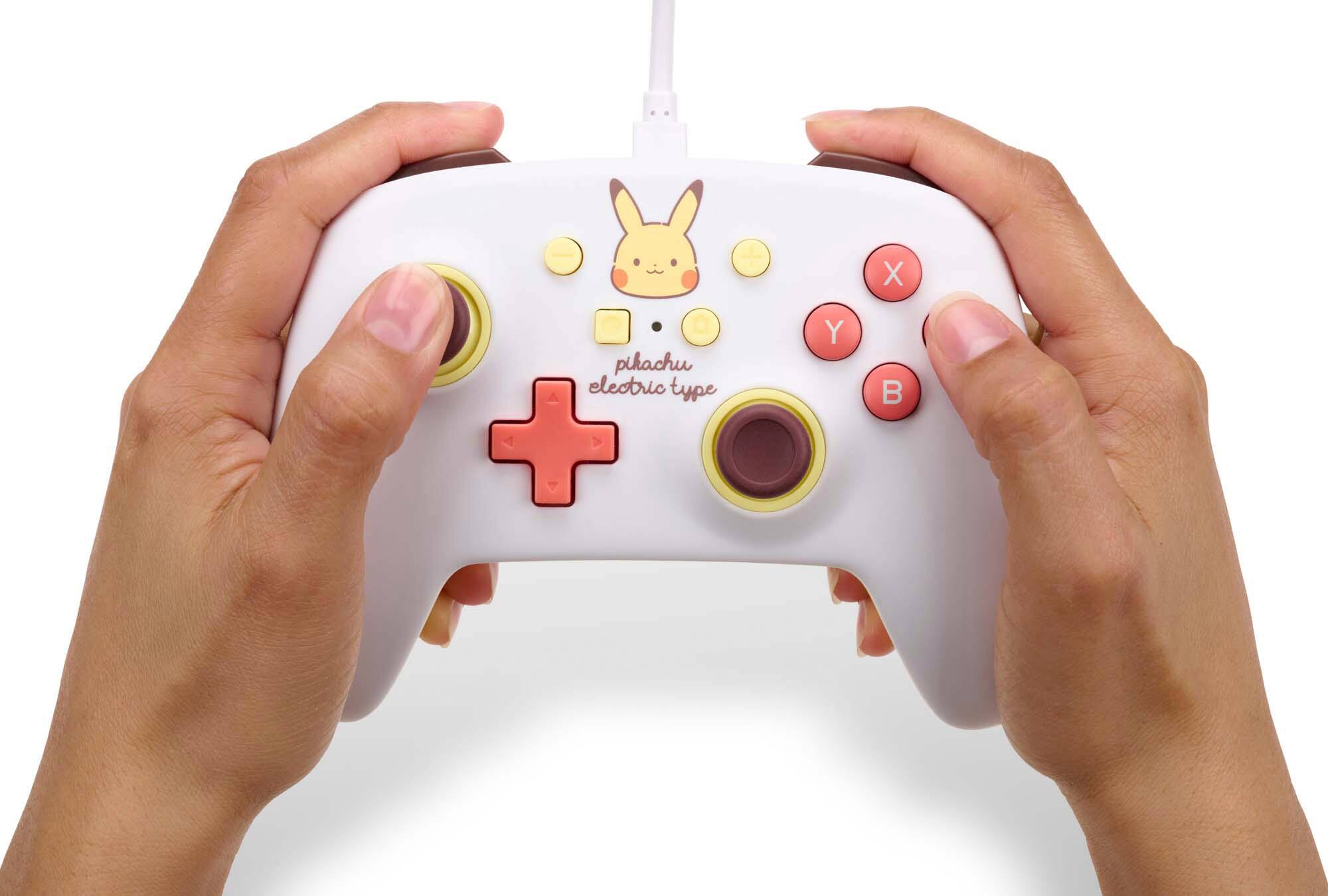 Alt View 16. PowerA - Enhanced Wired Controller for Nintendo Switch - Pikachu Electric Type.