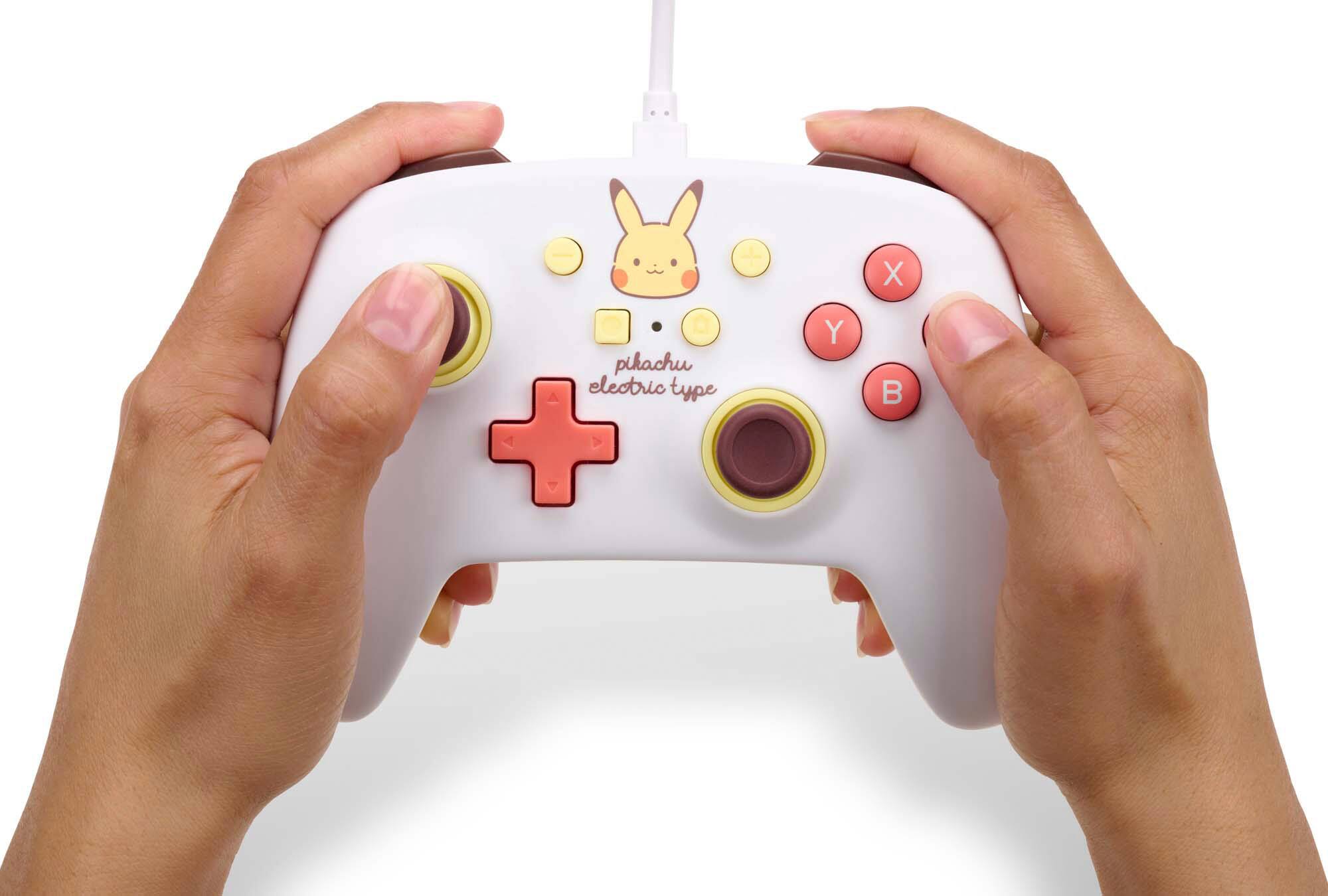 Best Buy: PowerA Enhanced Wired Controller for Nintendo Switch Pokémon:  Pikachu Grey 1517916-01