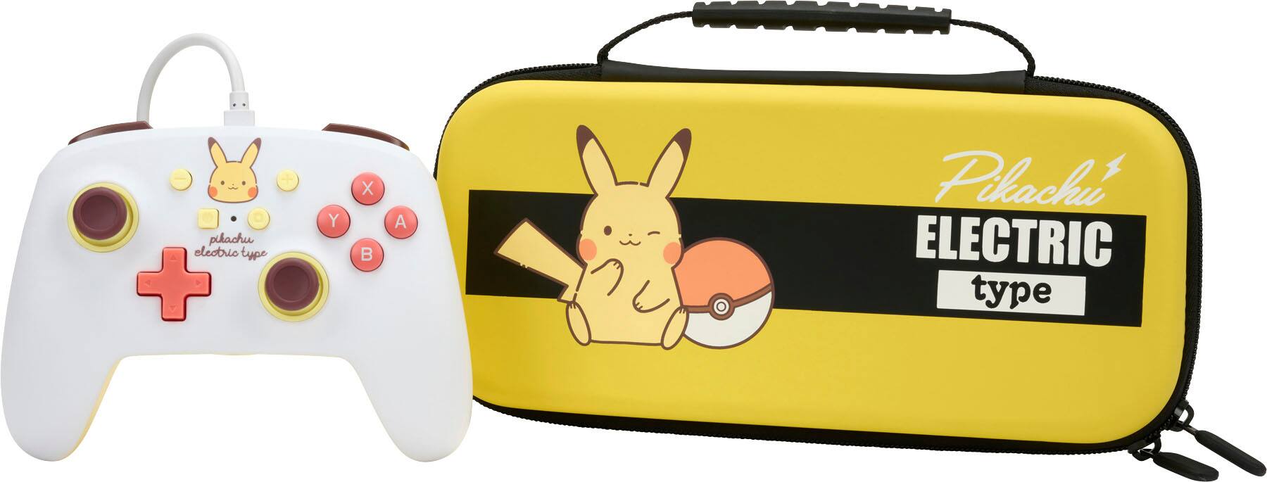 Alt View 20. PowerA - Enhanced Wired Controller for Nintendo Switch - Pikachu Electric Type.