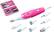 Angle. Beurer - 18-piece Manicure/Pedicure Device and Nail Set - Pink/White.