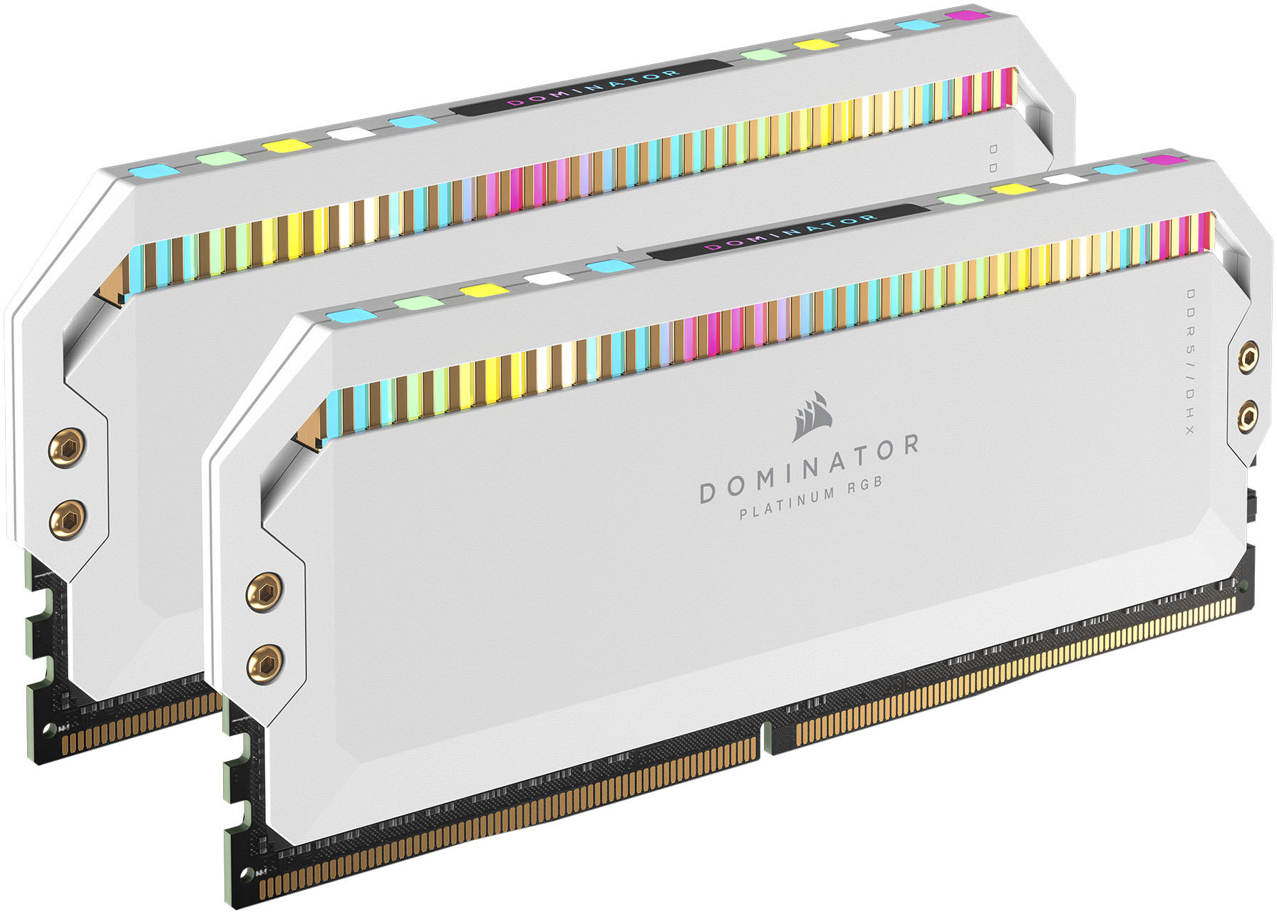 Corsair DOMINATOR® PLATINUM RGB 32GB (2x16GB) DDR5 DRAM 5600MHz C36 Memory  Kit — White