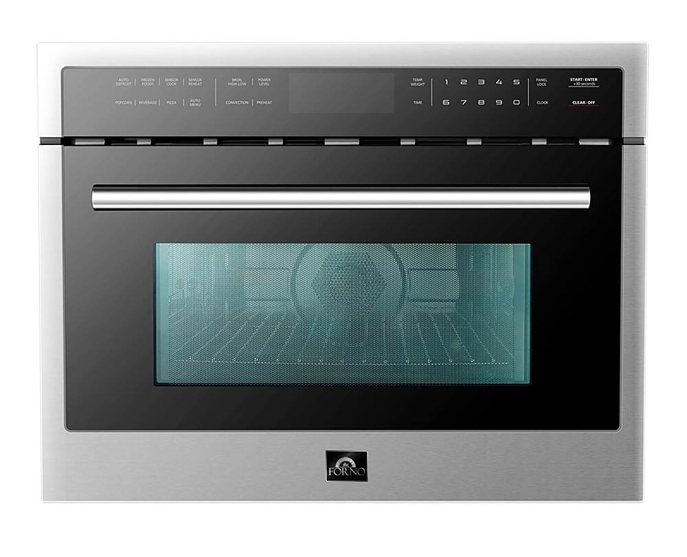 Forno Appliances - Oliena 1.6 Cu. Ft. Convection Microwave with Sensor Cooking - Stainless Steel