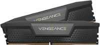 CORSAIR - VENGEANCE 64GB (2x32GB) DDR5 5200MHz C40 UDIMM Desktop Memory - Black - Front_Zoom